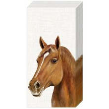 Носни кърпички 10бр Farm Horse екрю